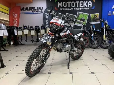 Питбайк Regulmoto (Регулмото) SEVEN MEDALIST 49cc (140) 19/16 чёрный/белый