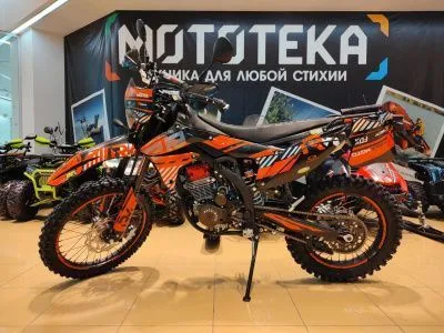 Мотоцикл кроссовый / эндуро Regulmoto (Регулмото) ZR PR 300 4 valves 6 Gear чёрный/оранжевый с ПТС