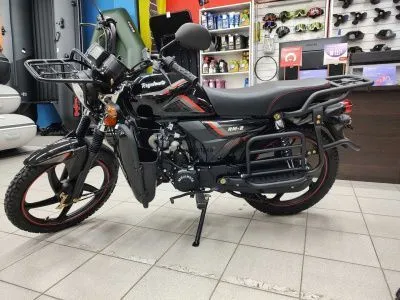Мопед Regulmoto (Регулмото) Alpha (RM - 2) чёрный без кофра
