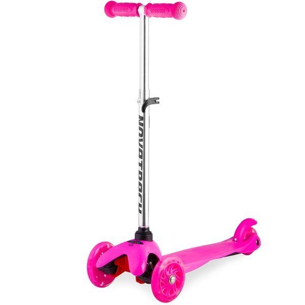 Самокат - кикборд Novatrack (Новатрак) Disco - kids, розовый