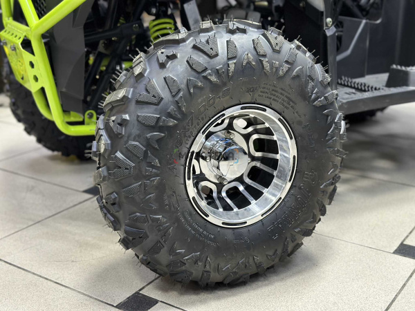 Квадроцикл детский ATV BULLY 125 LD premium серый/зелёный (машинокомплект) | Мототека
