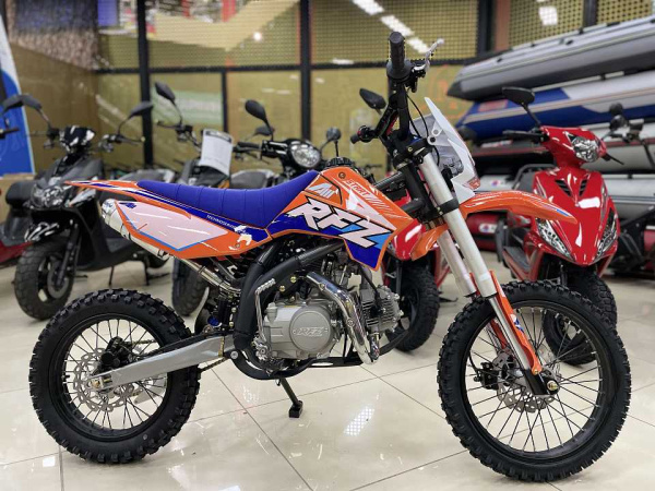Питбайк Apollo (Аполло) RFZ Start 125 L с фарой 17/14 красный | Мототека