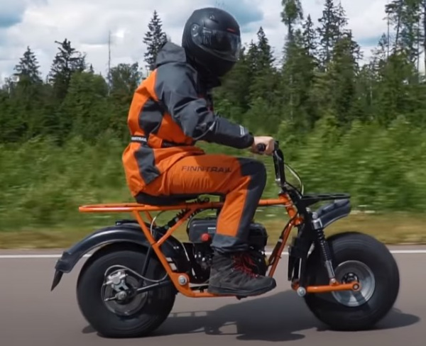 Мотоцикл внедорожный СКАУТ САФАРИ 3С - 8 BIGFOOT (8 л.с. СУХОЕ автомат. сцепл., перед. и зад. подв., зад. диск.) | Мототека