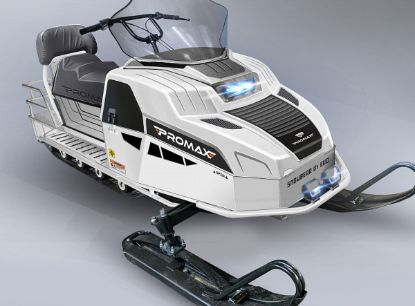Снегоход Promax (Промакс) YAKUT LONG 500 2.0 4T 29 л.с Хаки (машинокомплект) | Мототека